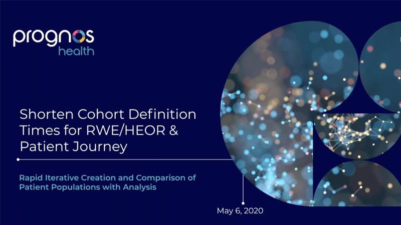 Shorten Cohort Definition Times for RWE/HEOR Projects with Iterative Web-speed Creation and Visual Comparison of Patient Populations